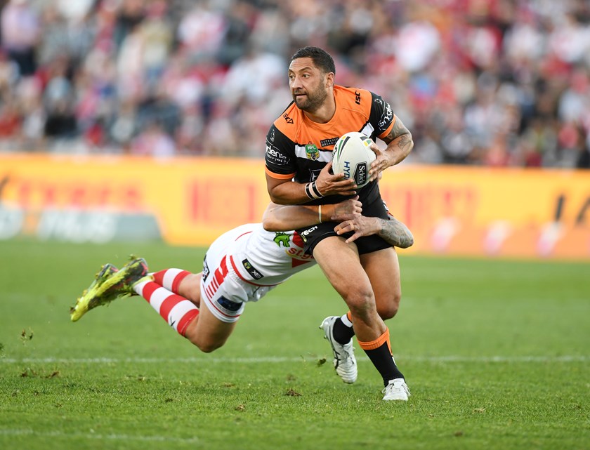 Tigers five-eighth Benji Marshall.