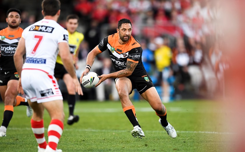 Wests Tigers five-eighth Benji Marshall.