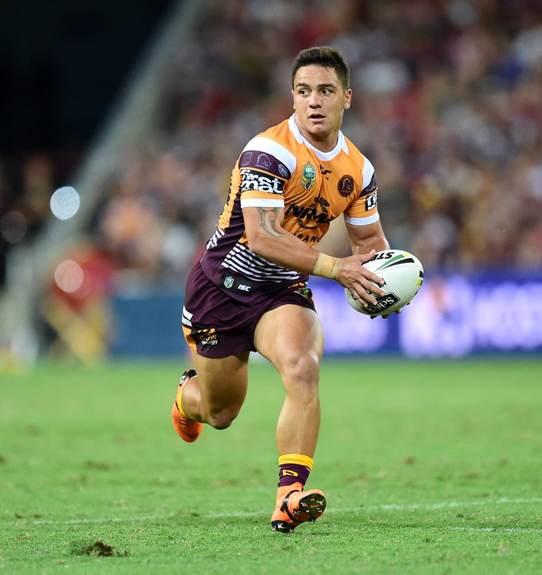 Broncos halfback Kodi Nikorima.