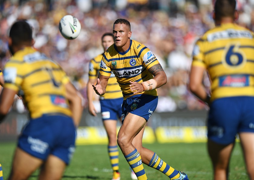 Eels prop Kane Evans.