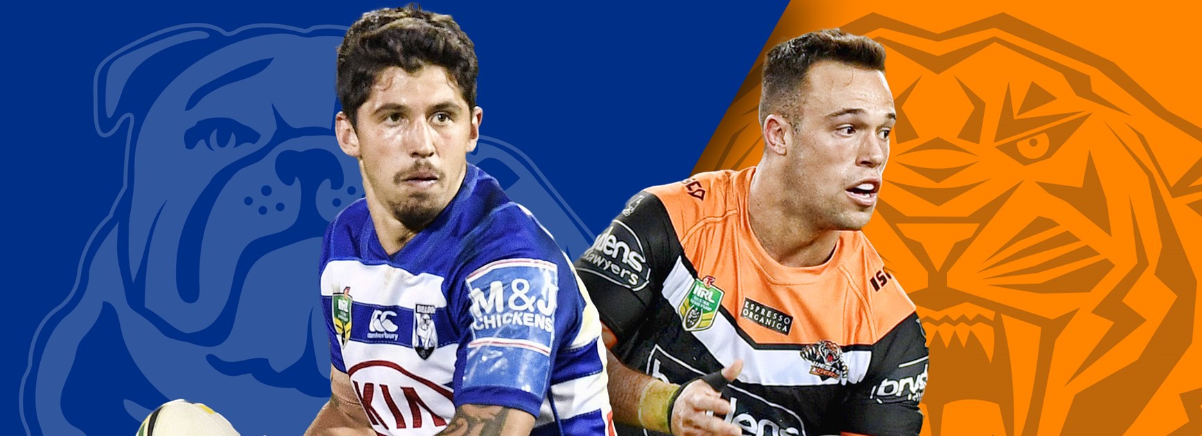 Bulldogs v Wests Tigers: Ogden in; Garner starts for injured Aloiai