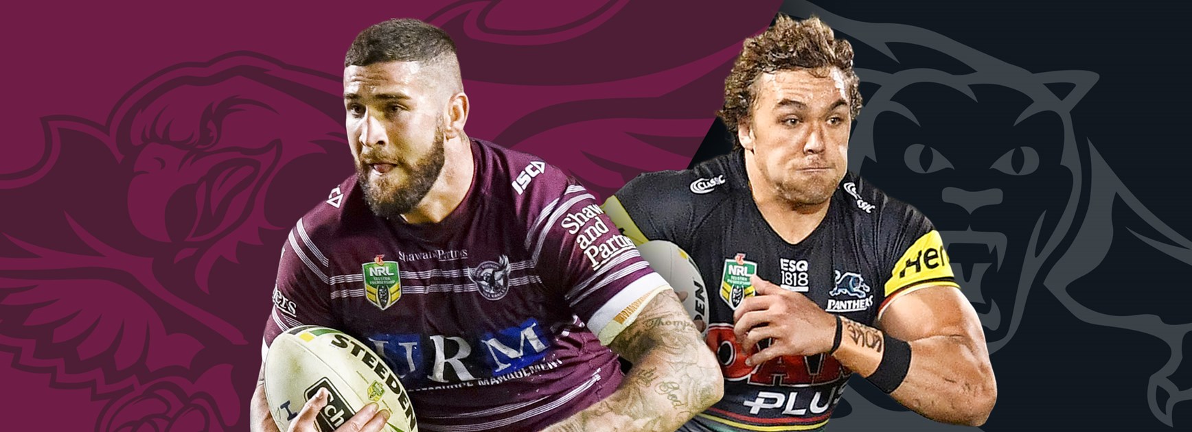 Sea Eagles v Panthers: Taupau and Harawira-Naera to bench