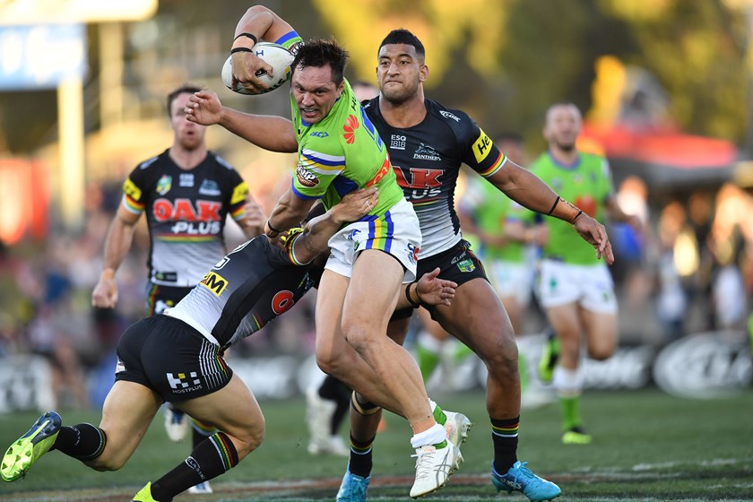 Canberra winger Jordan Rapana.