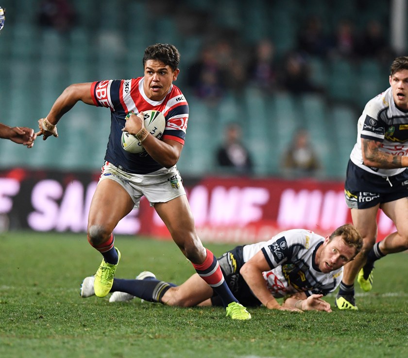 Roosters centre Latrell Mitchell.