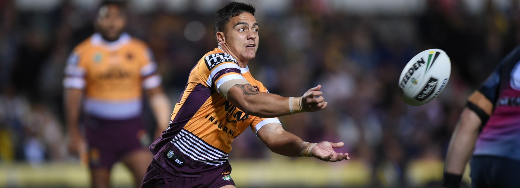 Broncos halfback Kodi Nikorima.