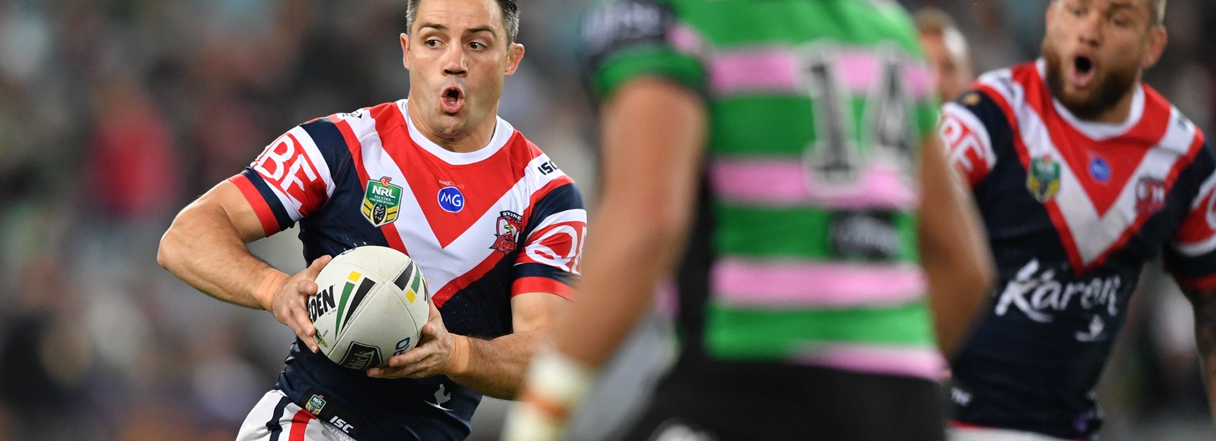 Cronk cranks it up as Roosters leapfrog Rabbitohs into top spot