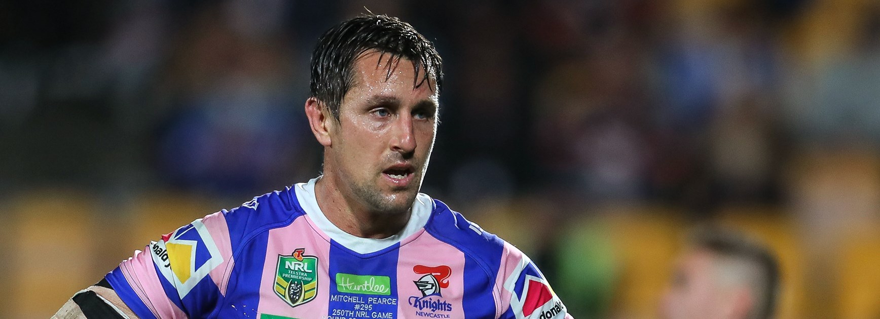 Newcastle halfback Mitchell Pearce.
