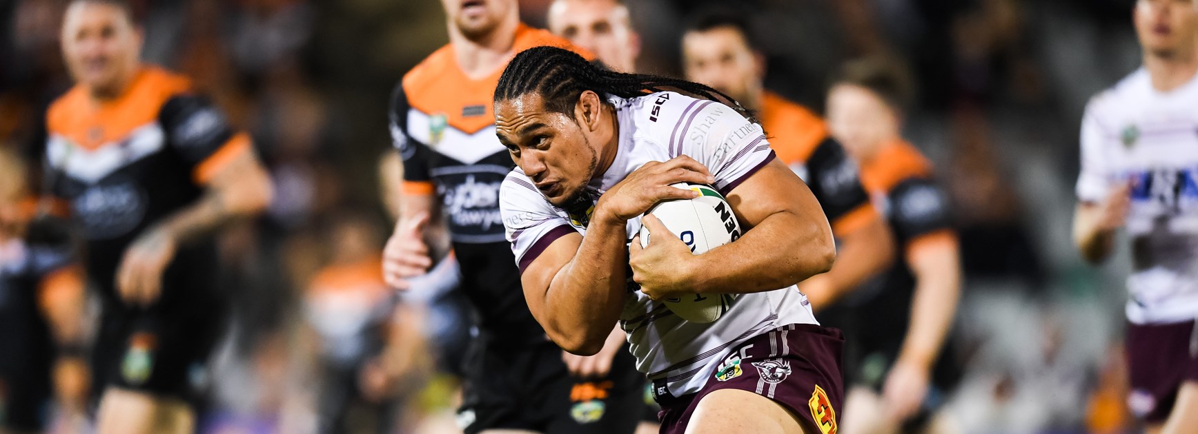 Manly prop Martin Taupau.