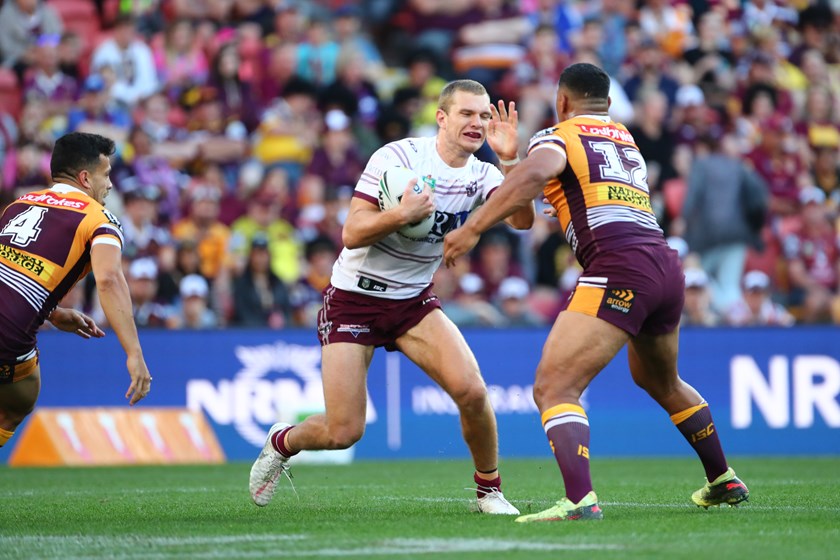 Manly fullback Tom Trbojevic.