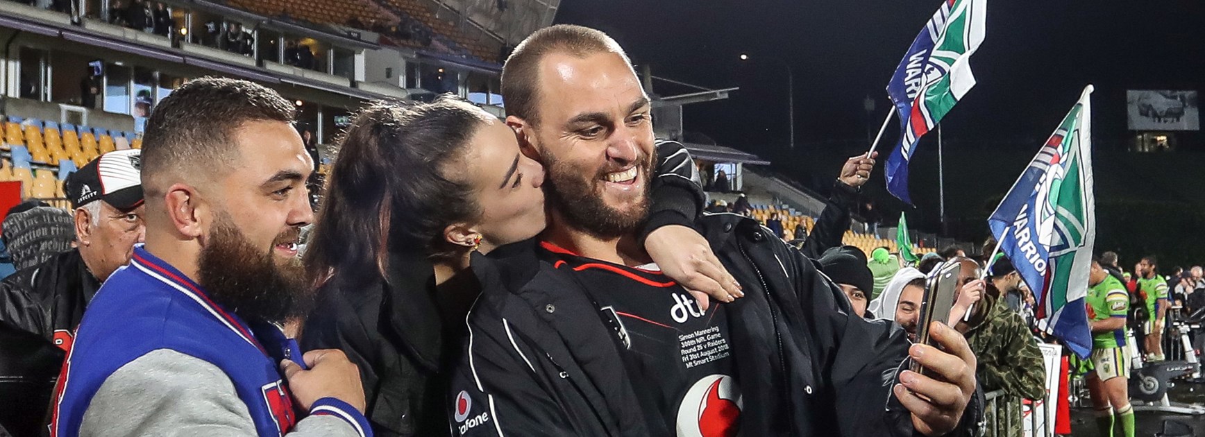 Warriors forward Simon Mannering.