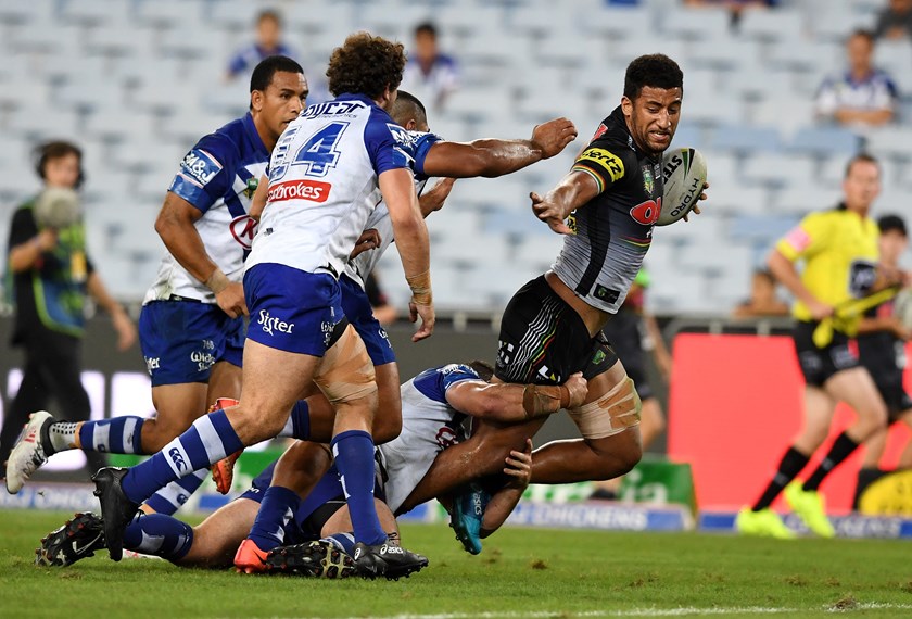 Penrith's Fijian forward Viliame Kikau.