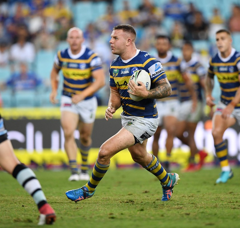 Parramatta Eels lock Nathan Brown. 