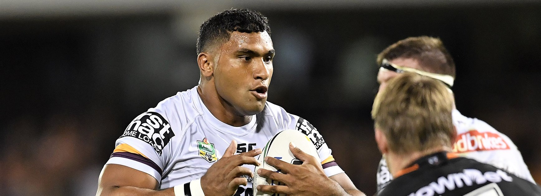 Broncos prop Tavita Pangai.