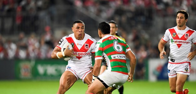 Dragons get off to historic start despite Souths scare