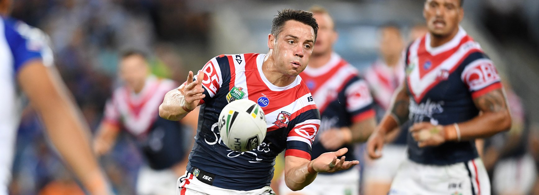 Roosters halfback Cooper Cronk.