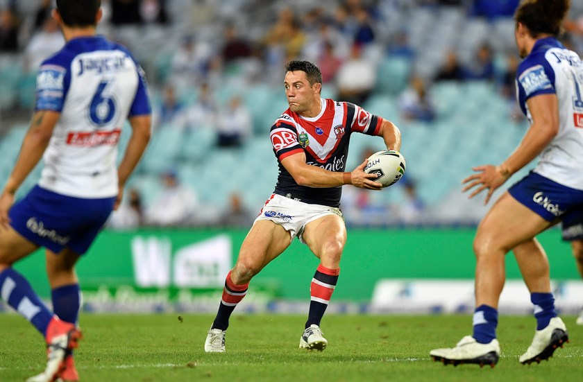 Roosters halfback Cooper Cronk.