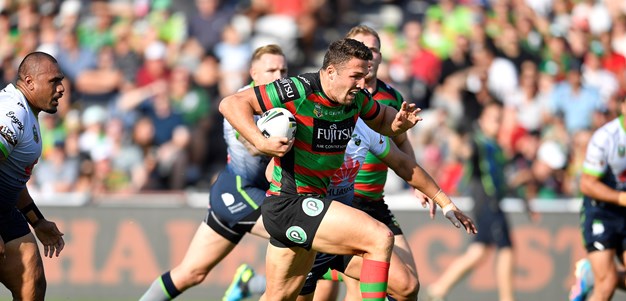 Burgess on report as Rabbitohs thump Raiders