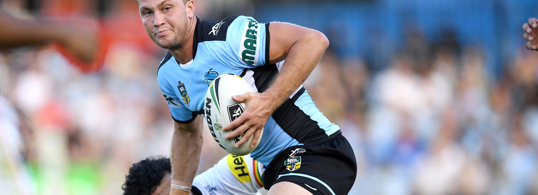 Sharks five-eighth Matt Moylan.