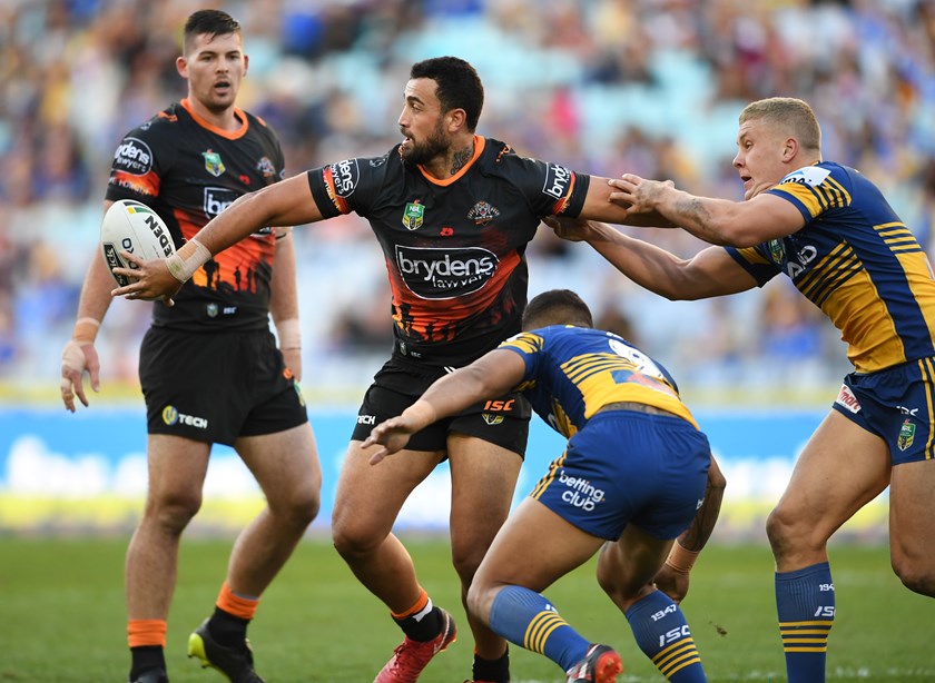 Wests Tigers prop Ben Matulino.