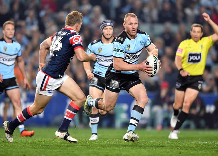 Sharks forward Luke Lewis.