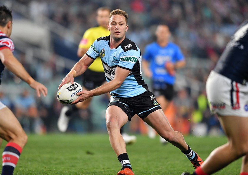 Sharks pivot Matt Moylan.