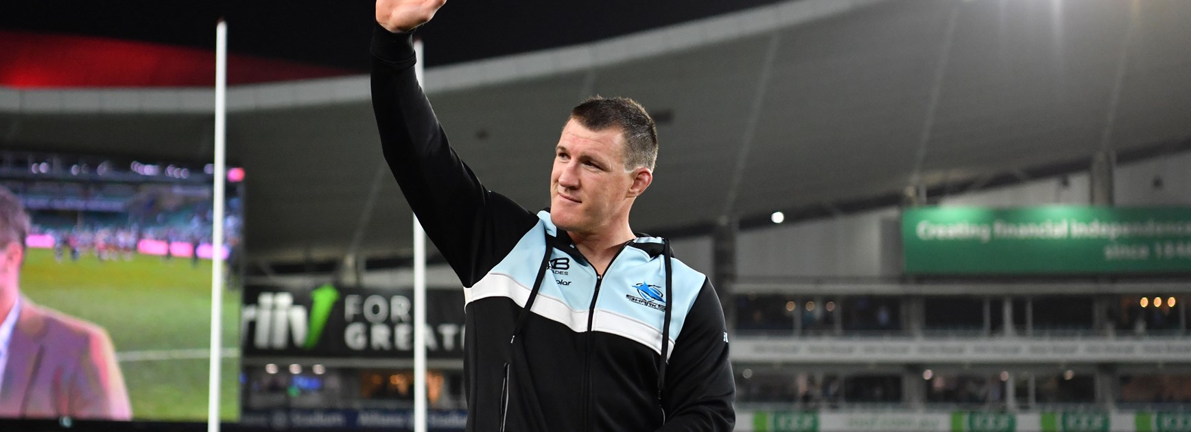 Sharks captain Paul Gallen.