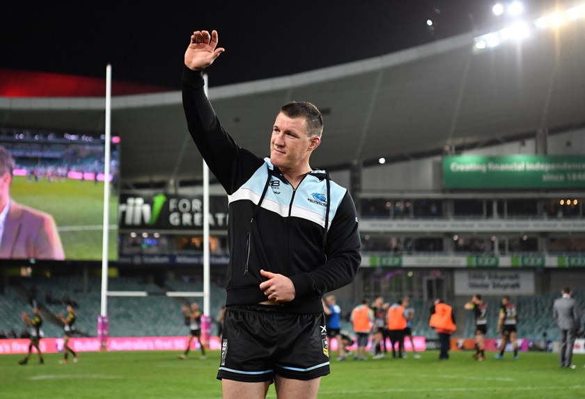 Sharks captain Paul Gallen.