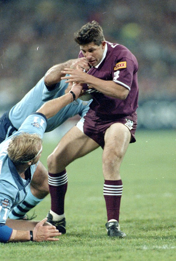 Maroons star Mark Coyne in 1994.