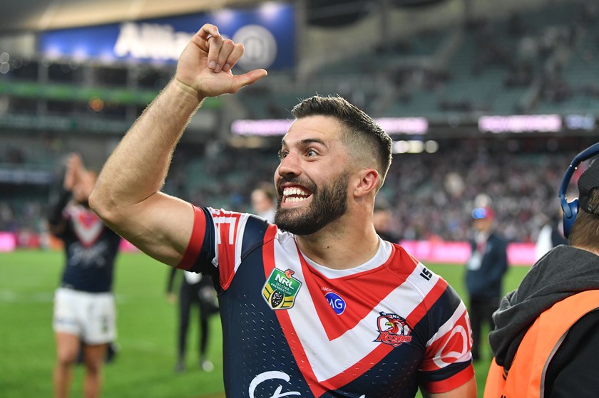 Going to the grand final: Roosters fullback James Tedesco.