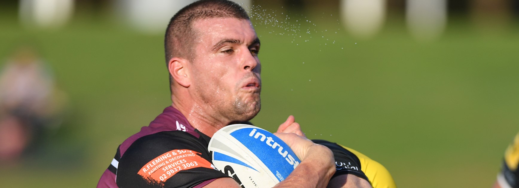 Manly prop Darcy Lussick.