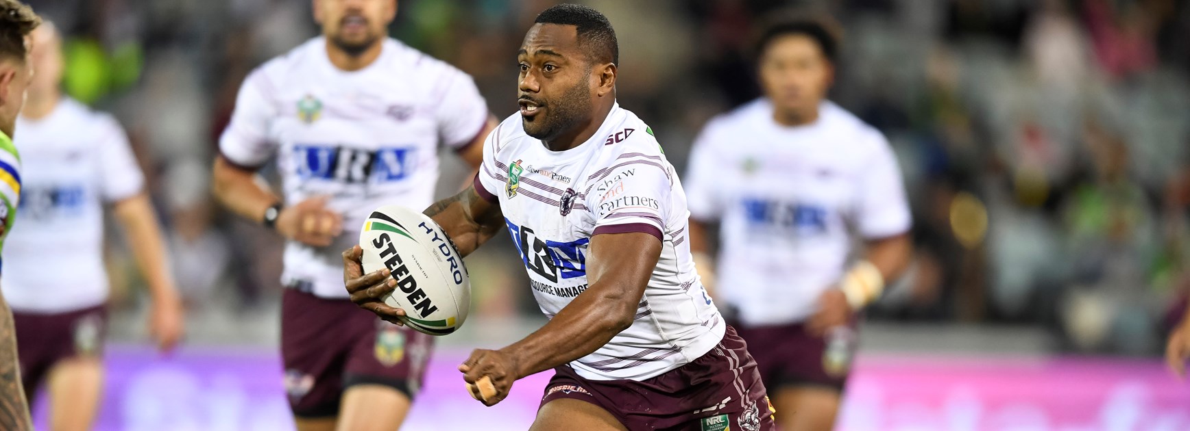 Manly winger Akuila Uate.