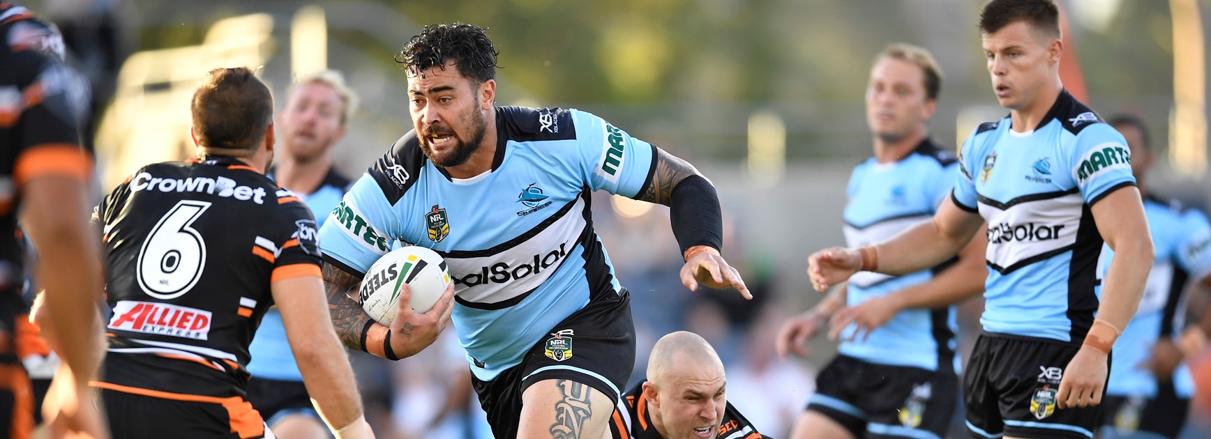 Sharks and Tonga prop Andrew Fifita.