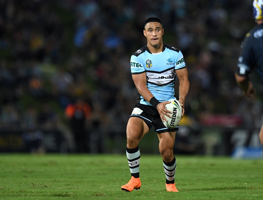 Sharks star Valentine Holmes.