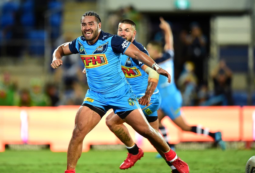 Titans centre Konrad Hurrell.