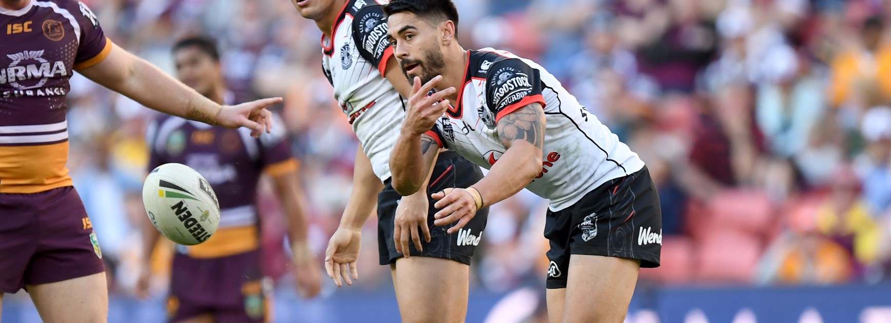 Warriors halfback Shaun Johnson.