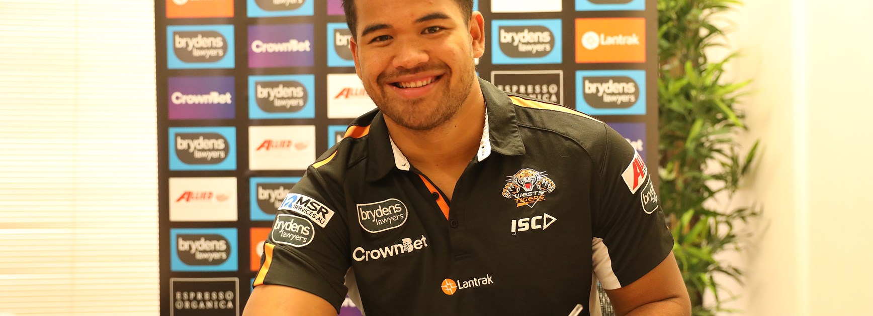 Wests Tigers centre Esan Marsters.