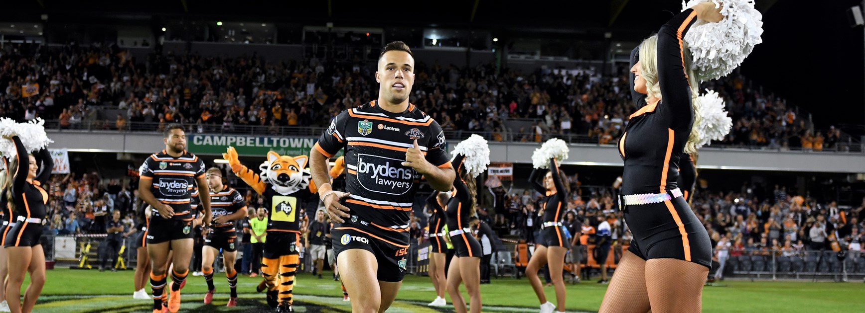 Wests Tigers halfback Luke Brooks.