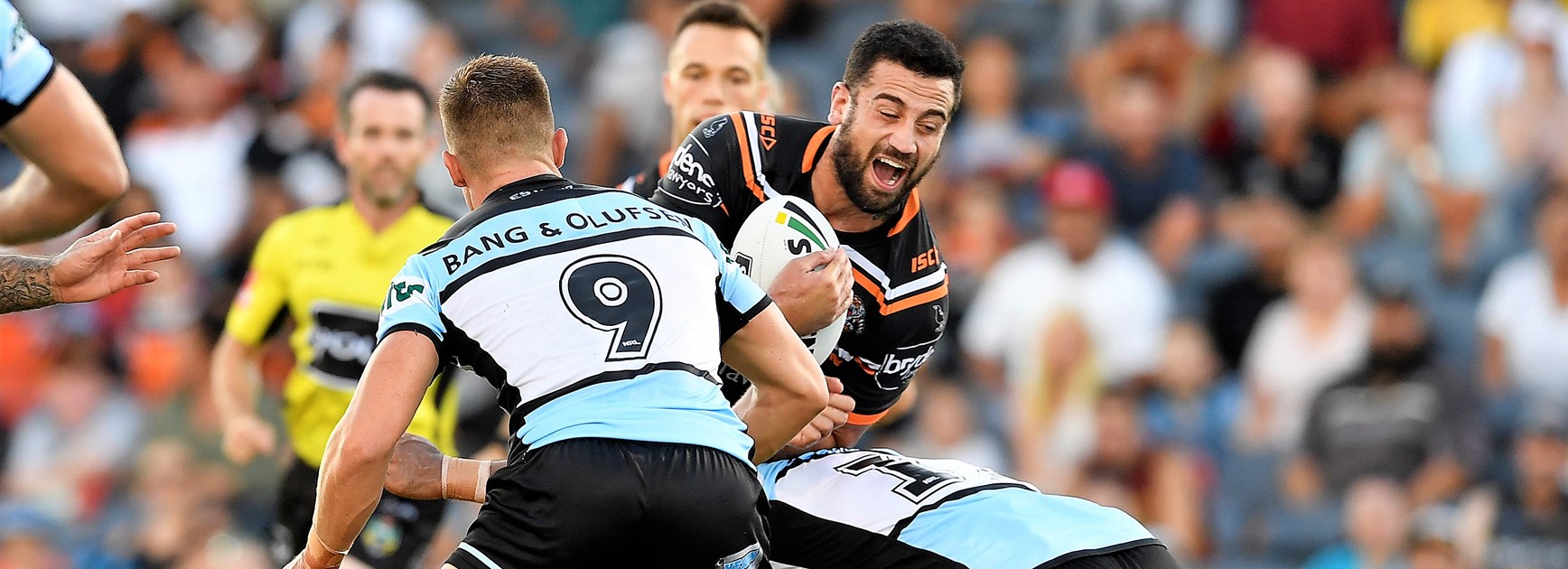 Wests Tigers prop Ben Matulino.