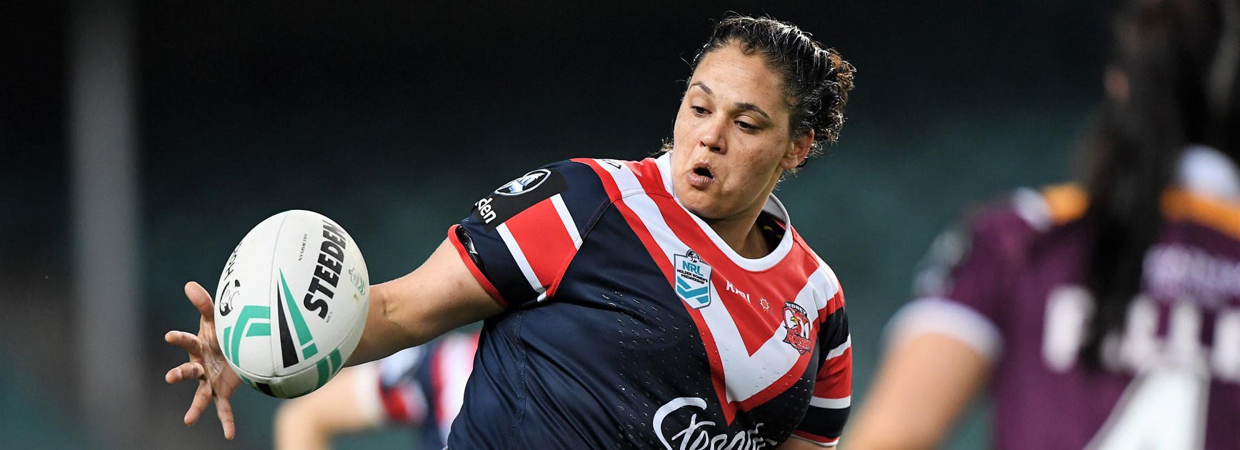 Roosters prop Chloe Caldwell.