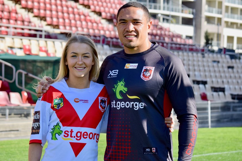 Rikeya Horne and Tyson Frizell.