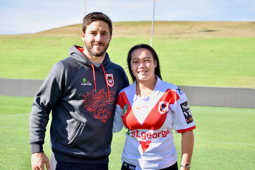 Ben Hunt with Raecene McGregor.