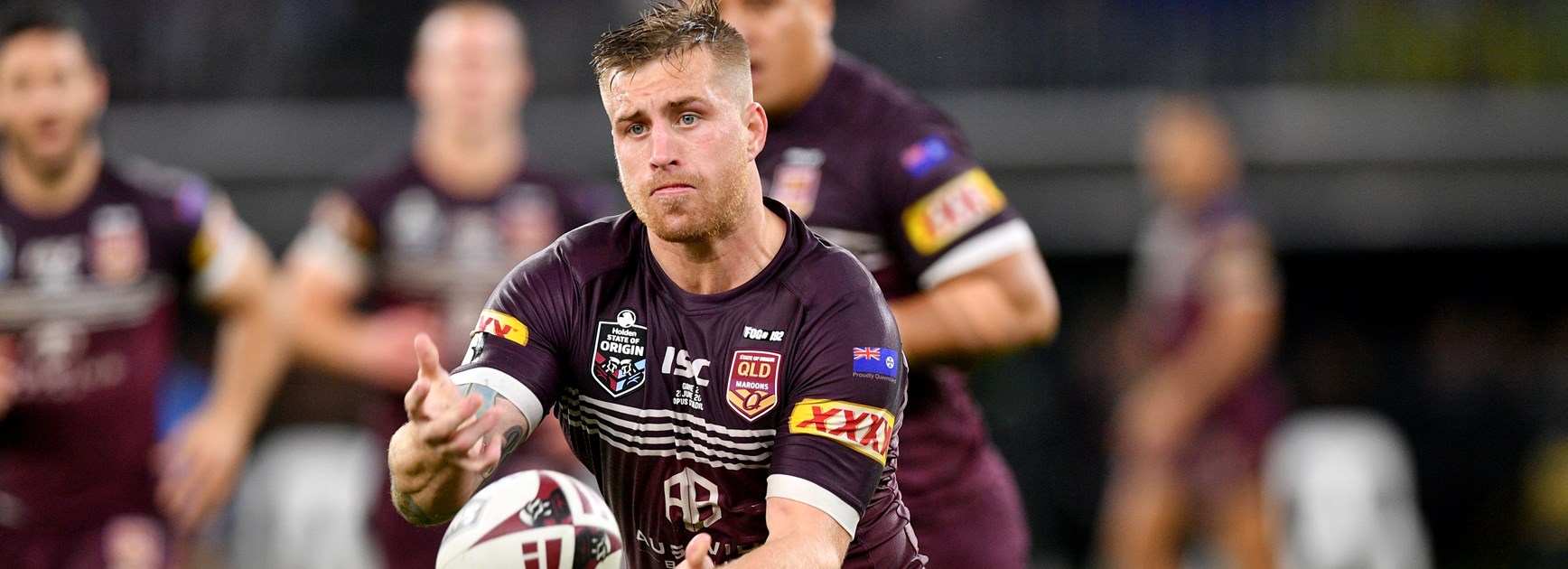 Maroons pivot Cameron Munster.