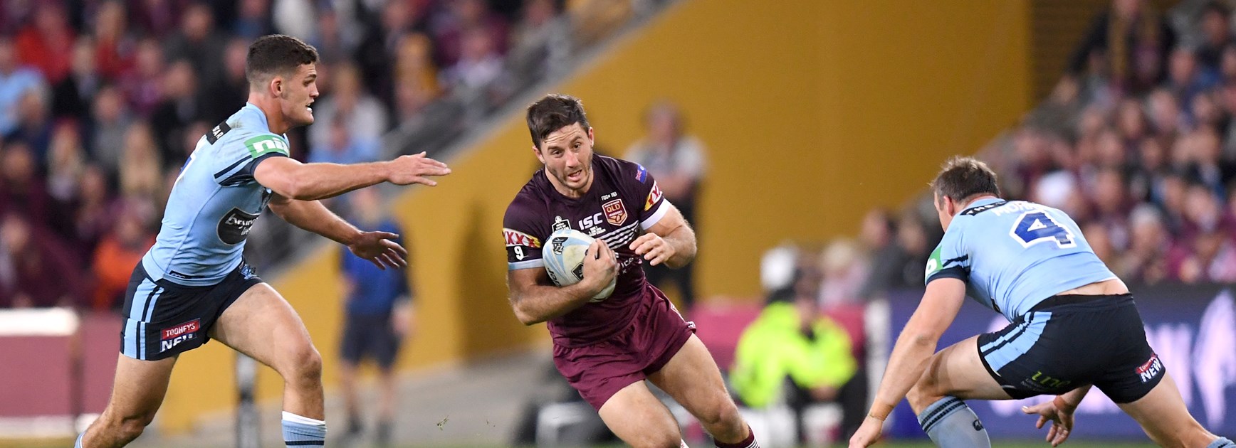 Maroons hooker Ben Hunt.