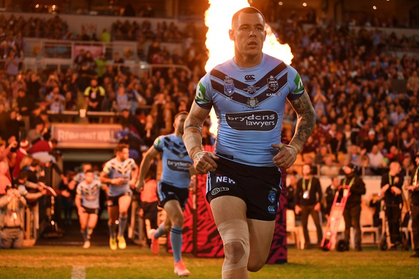 Blues prop David Klemmer.