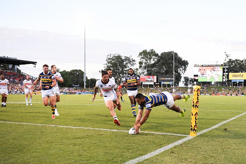 Eels winger George Jennings.