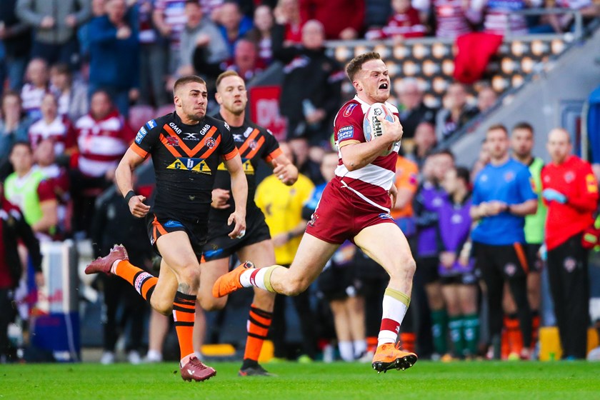 Wigan winger Joe Burgess.