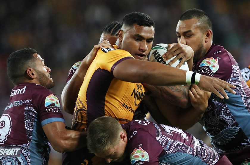 Broncos forward Tevita Pangai jnr.