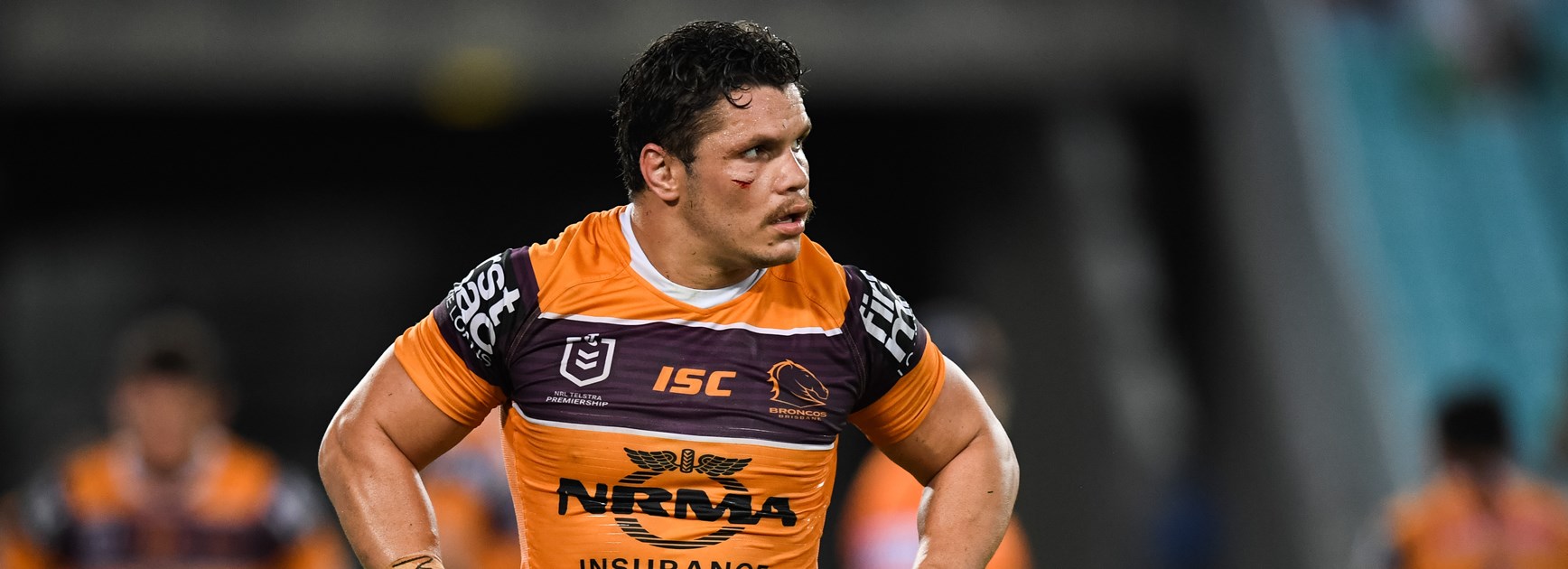 Broncos centre James Roberts.