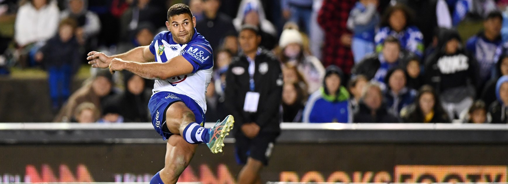 Bulldogs back-rower Rhyse Martin.