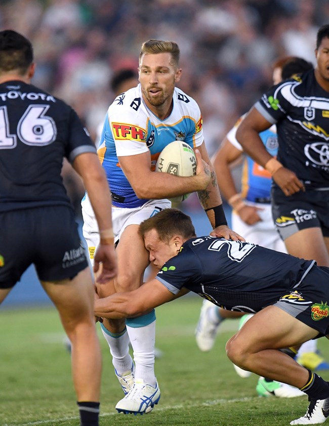 Titans back-rower Bryce Cartwright.